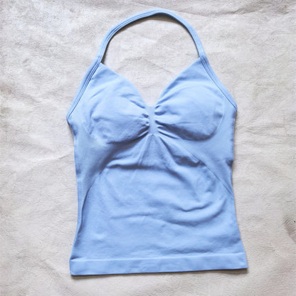 2-teiliges D-Impact Damen Yoga-Set – High-Waist Leggings oder Fitness-Shorts & Push-Up Sport-BH, Workout-Sportanzug (XP389)